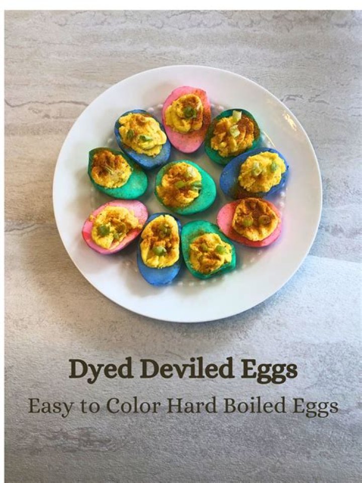 Can eggs be dyed with food coloring