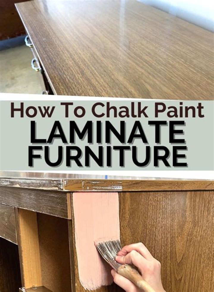 Can you chalk paint a laminate table top