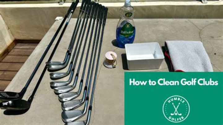 Can you clean golf clubs with soap and water