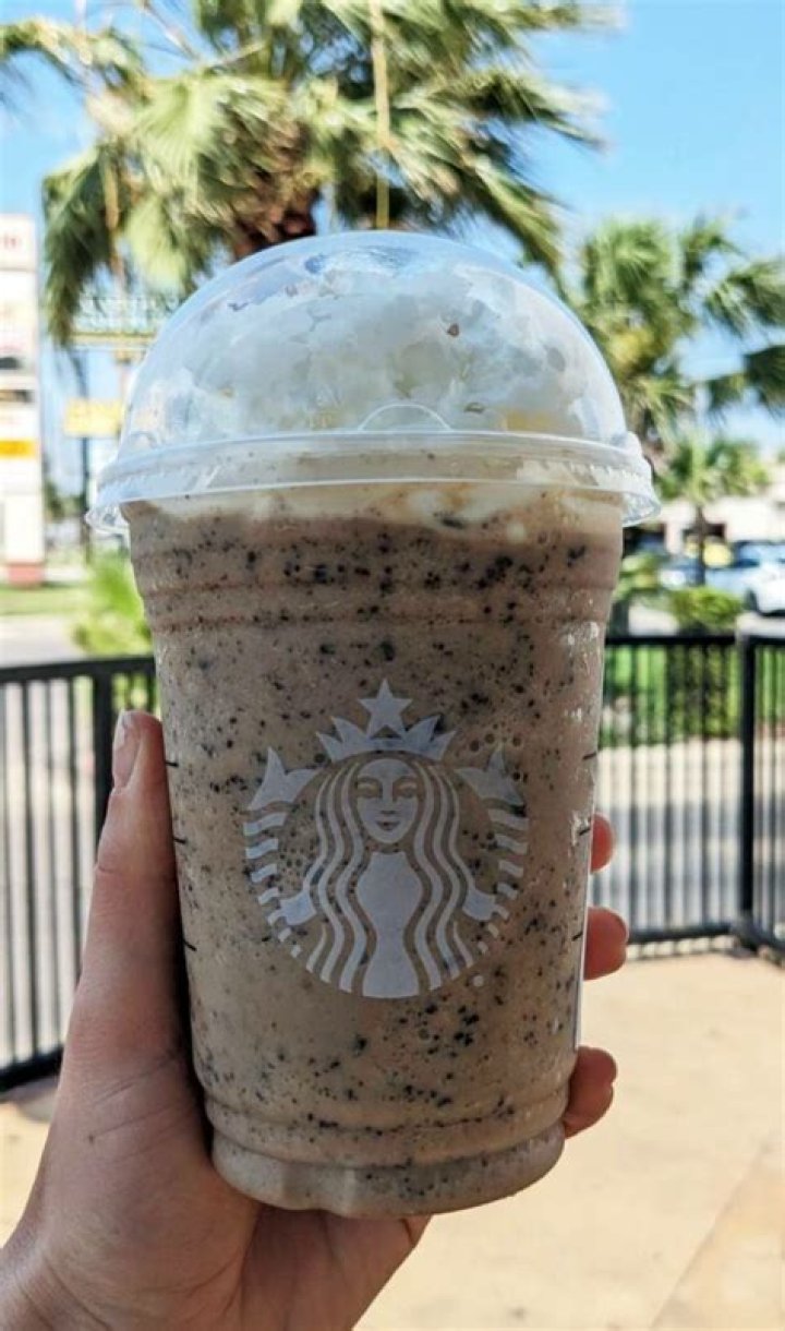 How do I order a mint chocolate chip frappuccino